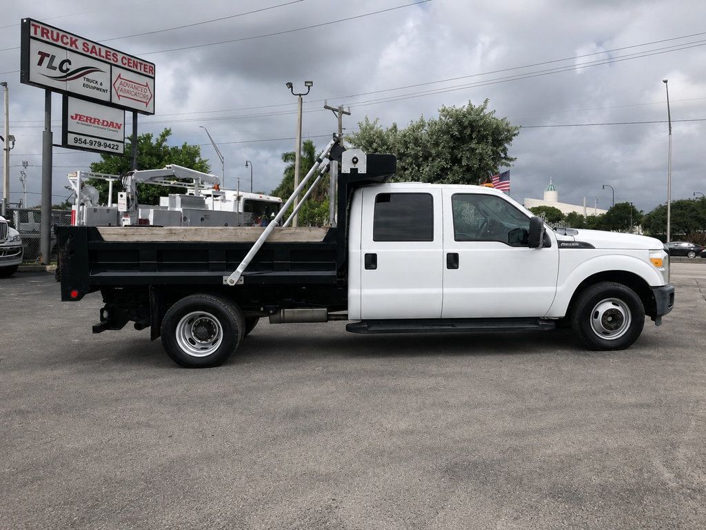 2015 Ford F350 Crew Cab w/ 9ft Dump Truck Steel Mason Dump Body - 23071899 - 1