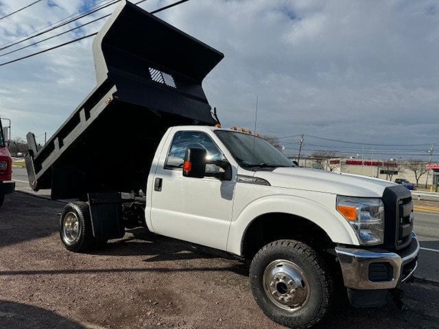 2015 Ford F350 SD MASON DUMP GAS 4X4 LOW MILES WITH PLOW - 21934388 - 0
