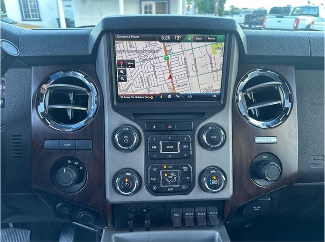 2015 Ford F350 Super Duty Crew Cab LARIAT DUALLY 4X4 DIESEL NAV BACK UP CAM CLEAN - 23016938 - 18