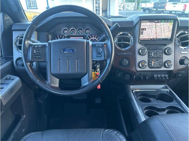 2015 Ford F350 Super Duty Crew Cab LARIAT DUALLY 4X4 DIESEL NAV BACK UP CAM CLEAN - 23016938 - 24
