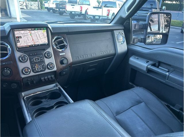 2015 Ford F350 Super Duty Crew Cab LARIAT DUALLY 4X4 DIESEL NAV BACK UP CAM CLEAN - 23016938 - 25