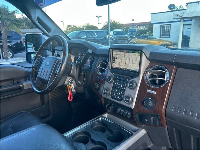 2015 Ford F350 Super Duty Crew Cab LARIAT DUALLY 4X4 DIESEL NAV BACK UP CAM CLEAN - 23016938 - 31