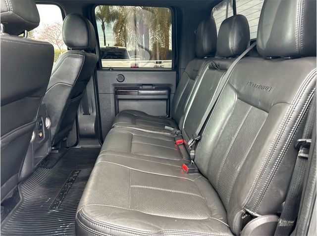 2015 Ford F350 Super Duty Crew Cab PLATINUM DUALLY 4X4 DIESEL NAV BACK UP CAM CLEAN - 22988669 - 18
