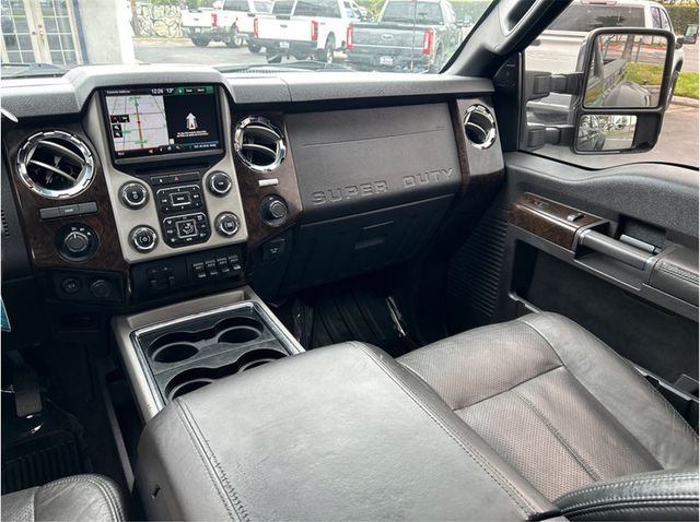 2015 Ford F350 Super Duty Crew Cab PLATINUM DUALLY 4X4 DIESEL NAV BACK UP CAM CLEAN - 22988669 - 22