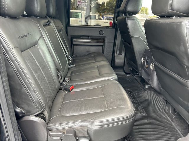 2015 Ford F350 Super Duty Crew Cab PLATINUM DUALLY 4X4 DIESEL NAV BACK UP CAM CLEAN - 22988669 - 23