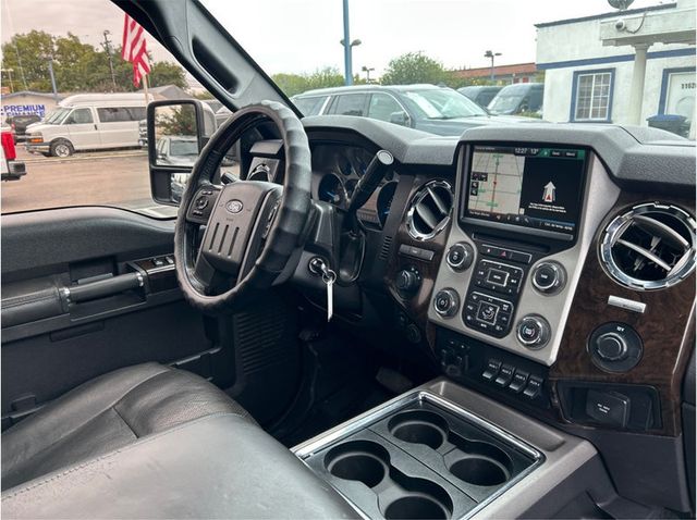 2015 Ford F350 Super Duty Crew Cab PLATINUM DUALLY 4X4 DIESEL NAV BACK UP CAM CLEAN - 22988669 - 25