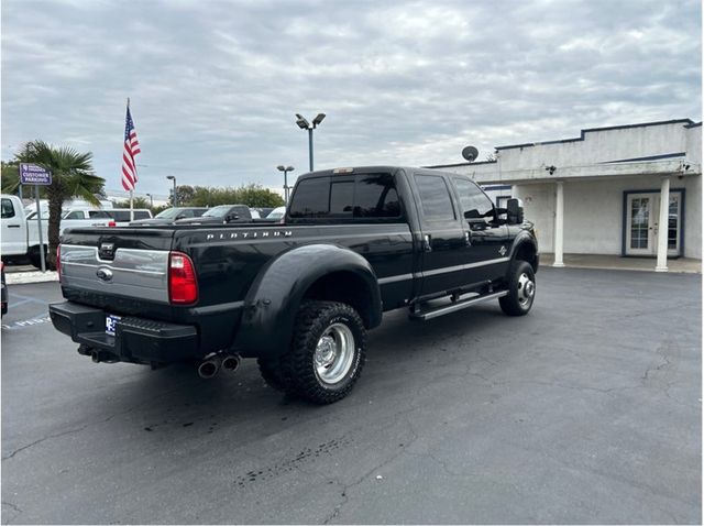 2015 Ford F350 Super Duty Crew Cab PLATINUM DUALLY 4X4 DIESEL NAV BACK UP CAM CLEAN - 22988669 - 4