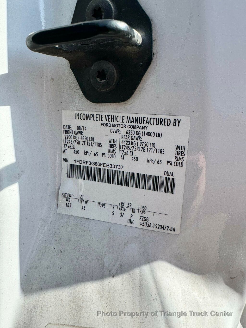 2015 Ford F350HD 12+ FOOT DECK LIFT GATE  - 22985901 - 45