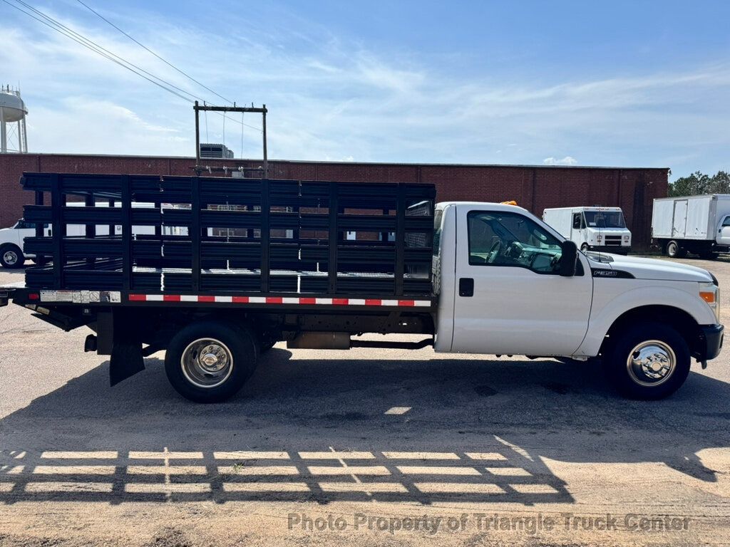 2015 Ford F350HD 12+ FOOT STEEL DECK LIFT GATE HEAVY SPEC 14,000 GVW! TALL STAKE SIDES - 22985901 - 45