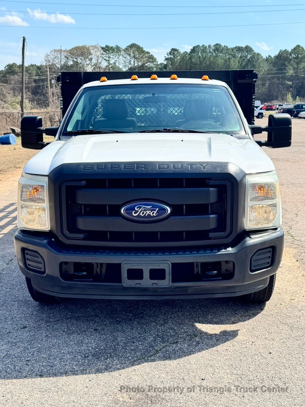 2015 Ford F350HD 12+ FOOT STEEL DECK LIFT GATE HEAVY SPEC 14,000 GVW! TALL STAKE SIDES - 22985901 - 4