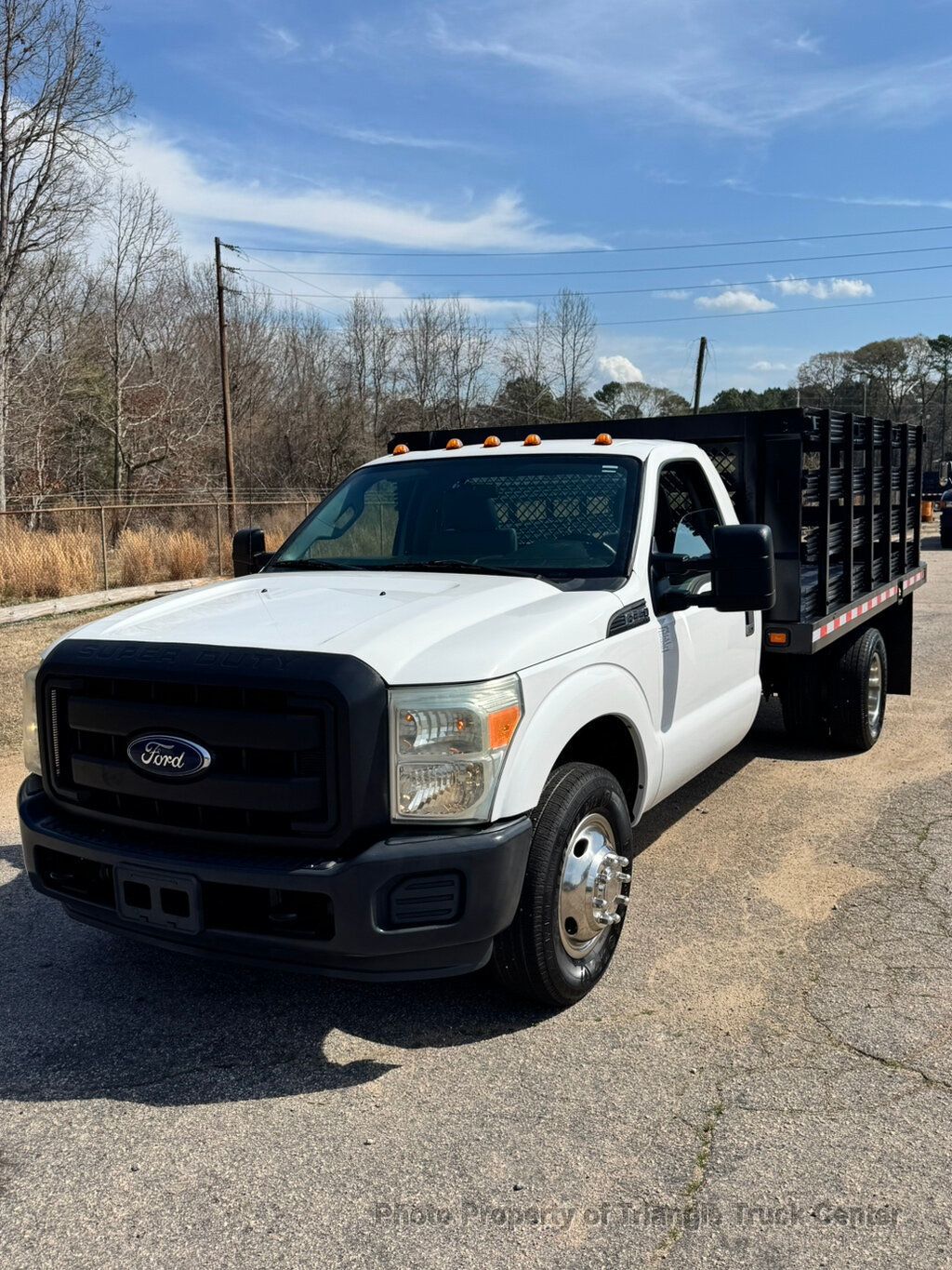 2015 Ford F350HD 12+ FOOT STEEL DECK LIFT GATE HEAVY SPEC 14,000 GVW! TALL STAKE SIDES - 22985901 - 5
