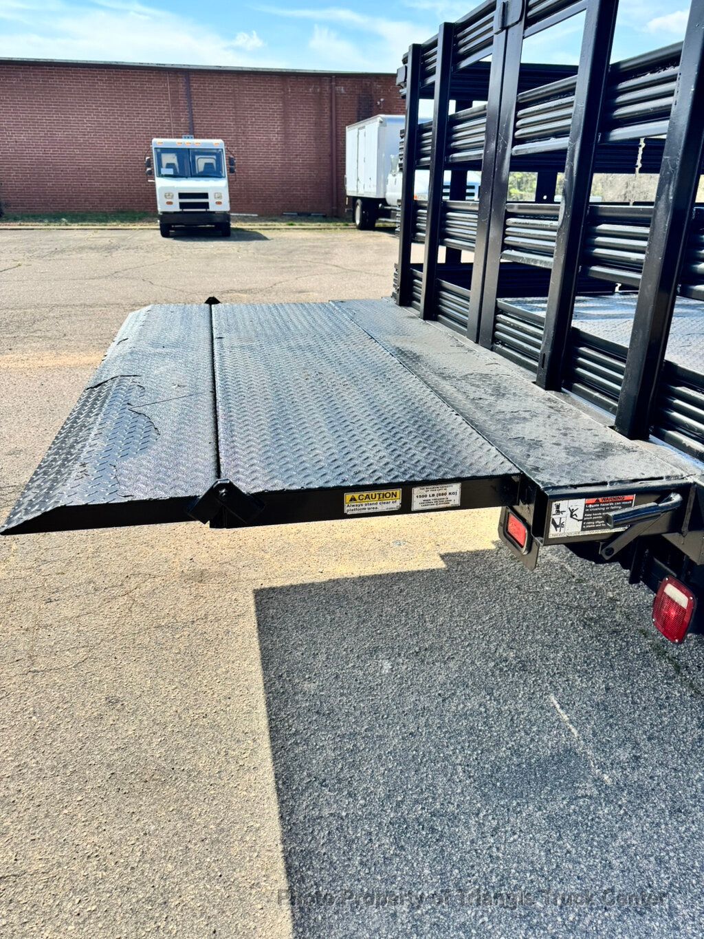 2015 Ford F350HD 12+ FOOT STEEL DECK LIFT GATE HEAVY SPEC 14,000 GVW! TALL STAKE SIDES - 22985901 - 8