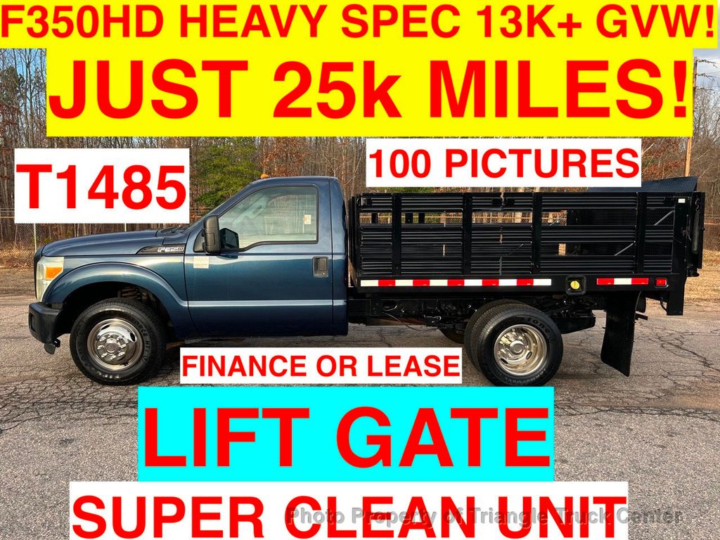 2015 Ford F350HD HEAVY SPEC JUST 25k MILES! LIFT GATE SUPER CLEAN UNIT! STAKE LIFT GATE! 100 PICTURES! - 22278387 - 0