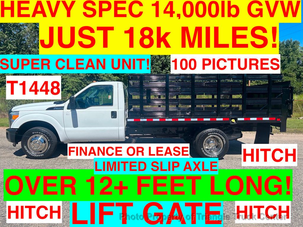 2015 Ford F350HD JUST 18k MILES! HEAVY SPEC! LIFT GATE! 12+ feet! SUPER NICE UNIT! CALL NOW! - 22092454 - 0