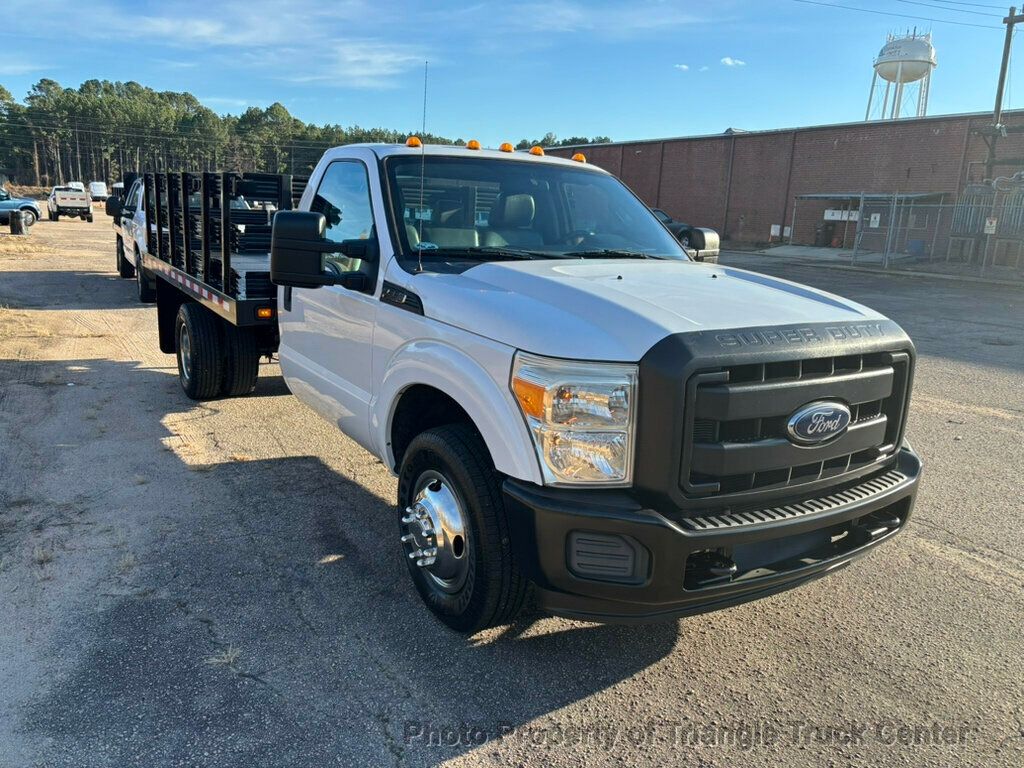 2015 Ford F350HD STAKE BODY 12 FOOTER JUST 30k MILES! STEEL DECK WITH HITCH! FINANCE OR LEASE - 22866911 - 3