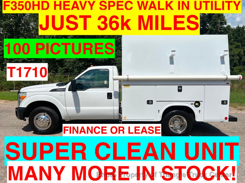 2015 Ford F350HD WALK IN UTILITY JUST 36k MILES! SUPER CLEAN UNIT! 100 PICTURES - 22863626 | Video 1