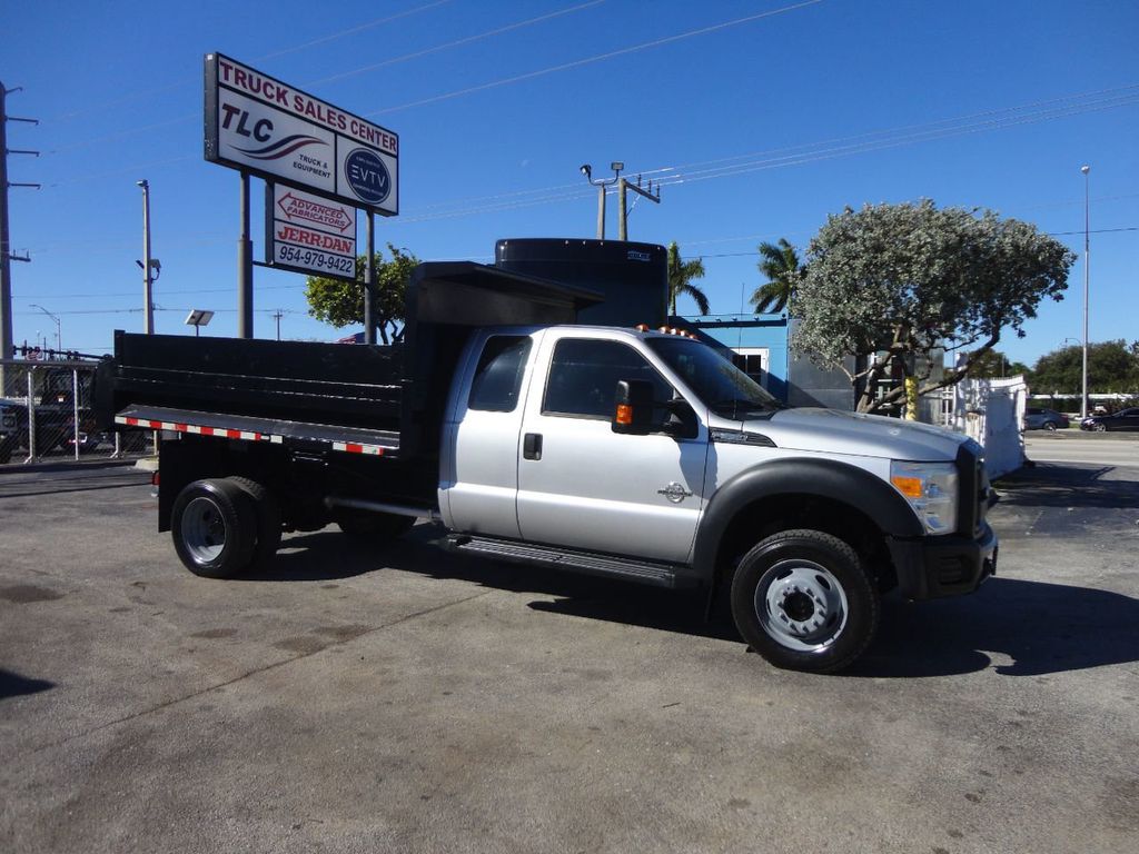 2015 Ford F550 4X4 EX CAB. 11.4FT MASON DUMP TRUCK.. - 21805304 - 10
