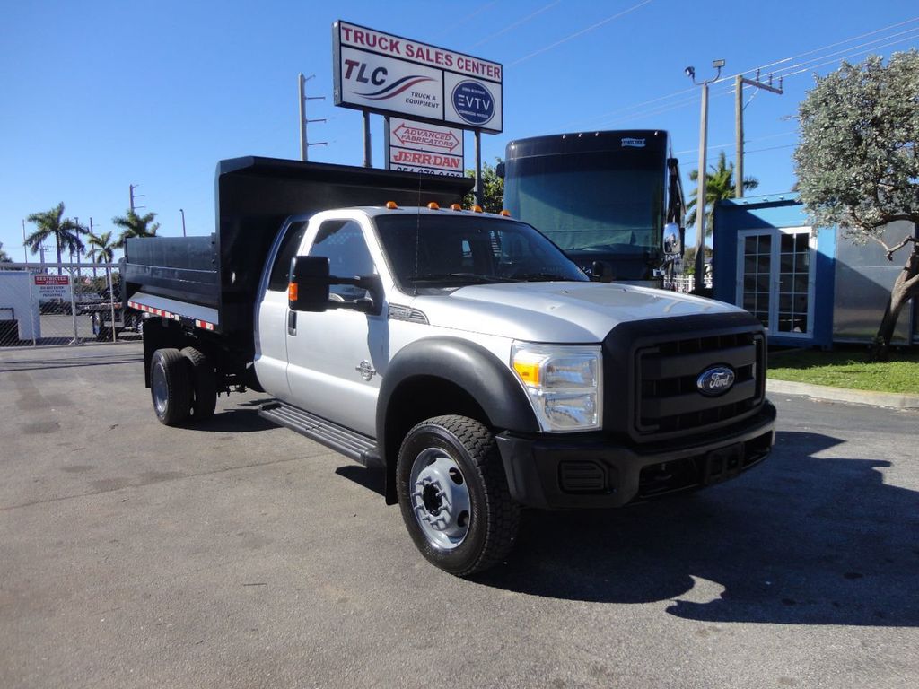 2015 Ford F550 4X4 EX CAB. 11.4FT MASON DUMP TRUCK.. - 21805304 - 11