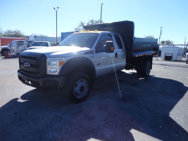 2015 Ford F550 4X4 EX CAB. 11.4FT MASON DUMP TRUCK.. - 21805304 - 1