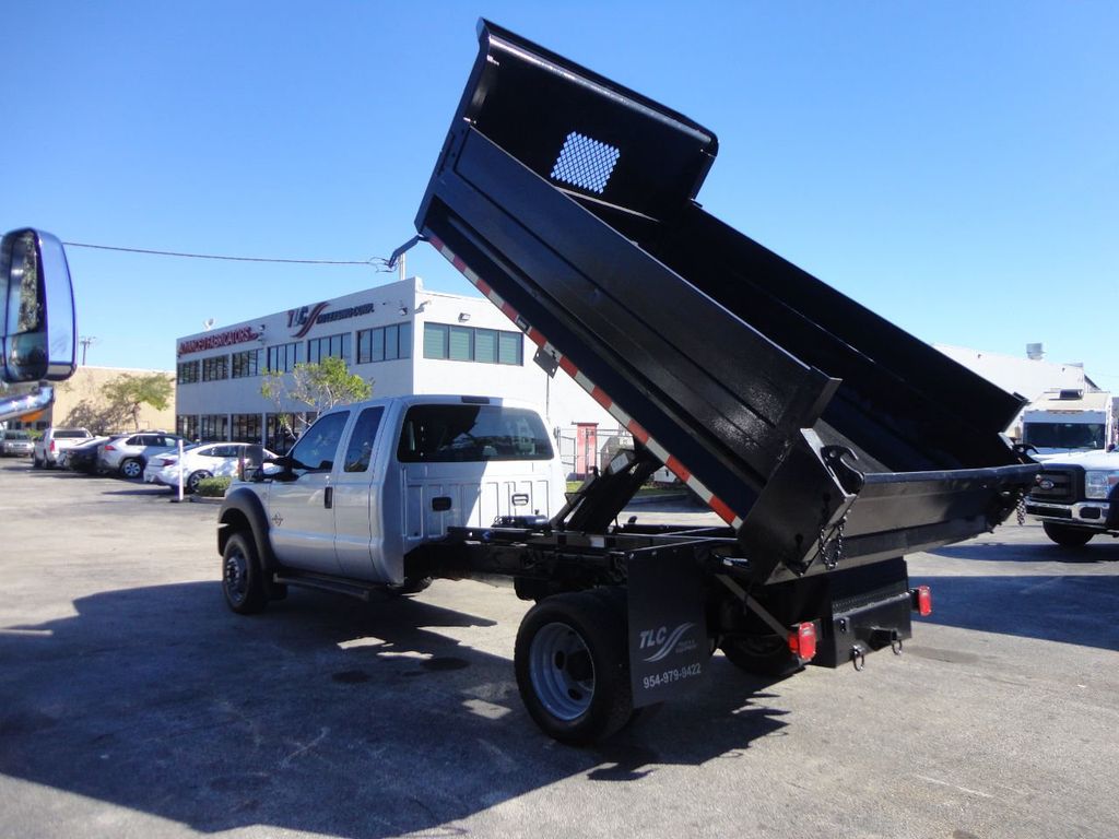 2015 Ford F550 4X4 EX CAB. 11.4FT MASON DUMP TRUCK.. - 21805304 - 23