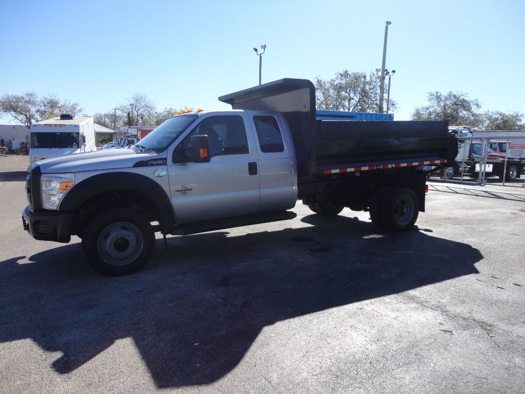 2015 Ford F550 4X4 EX CAB. 11.4FT MASON DUMP TRUCK.. - 21805304 - 2