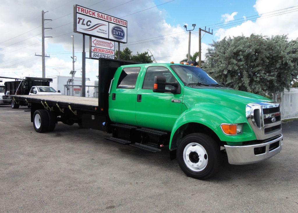 2015 Ford F650 CREWCAB..20FT FLATBED - 21088925 - 0