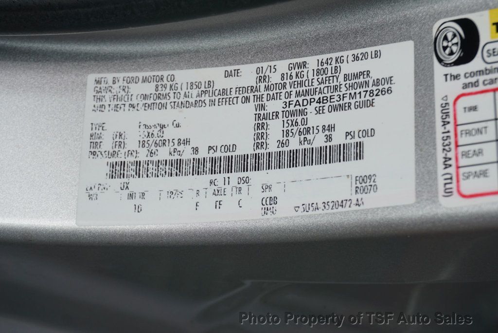 2015 Ford Fiesta 4dr Sedan SE - 23084553 - 26