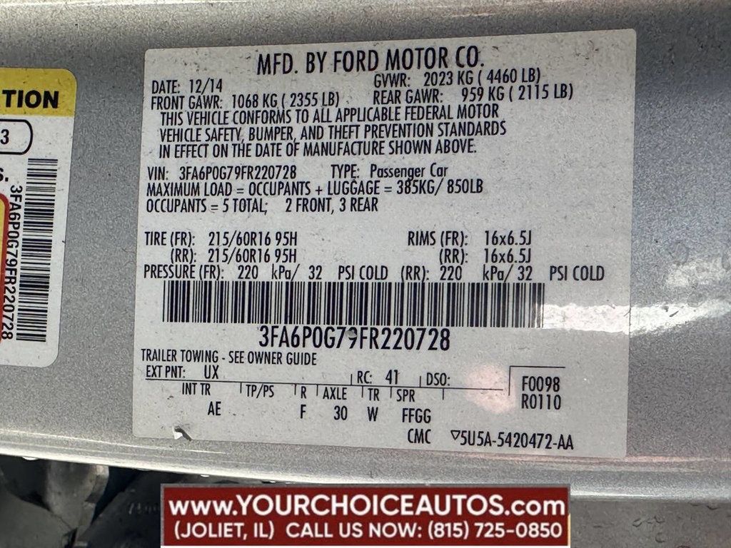 2015 Ford Fusion 4dr Sedan S FWD - 22770872 - 13