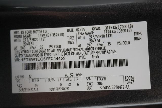 2015 Ford F-150  - 22994914 - 38