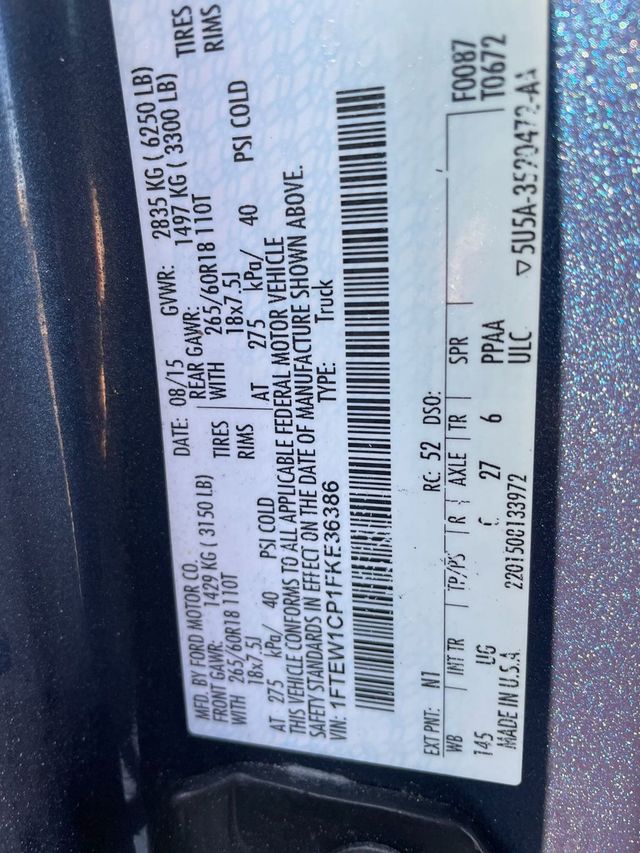 2015 Ford F-150 2WD SuperCrew 157" King Ranch - 22957565 - 8