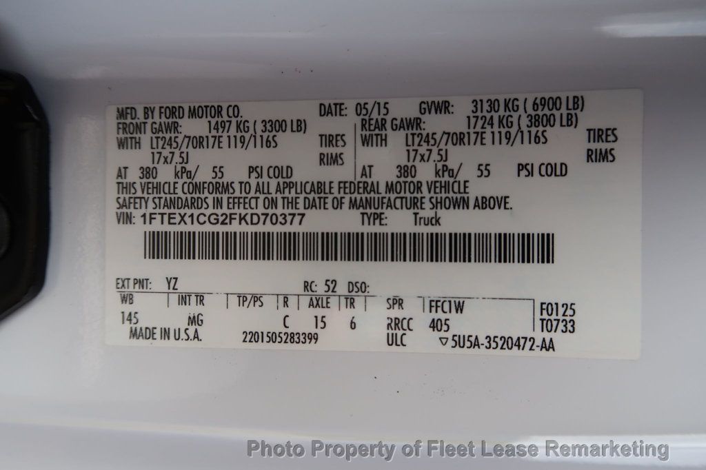 2015 Ford F-150 F150 2WD Supercab SWB Shell Ladder Racks - 22954733 - 13