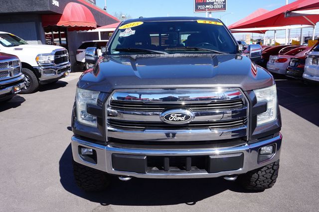 2015 Ford F-150 LARIAT, LIFTED,  FX4 PKG, 4X4, PREMIUM WHEELS, ALL TERRAIN TIRES - 22994757 - 9