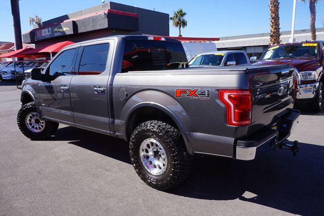 2015 Ford F-150 LARIAT, LIFTED,  FX4 PKG, 4X4, PREMIUM WHEELS, ALL TERRAIN TIRES - 22994757 - 3