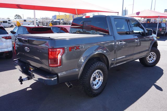 2015 Ford F-150 LARIAT, LIFTED,  FX4 PKG, 4X4, PREMIUM WHEELS, ALL TERRAIN TIRES - 22994757 - 5