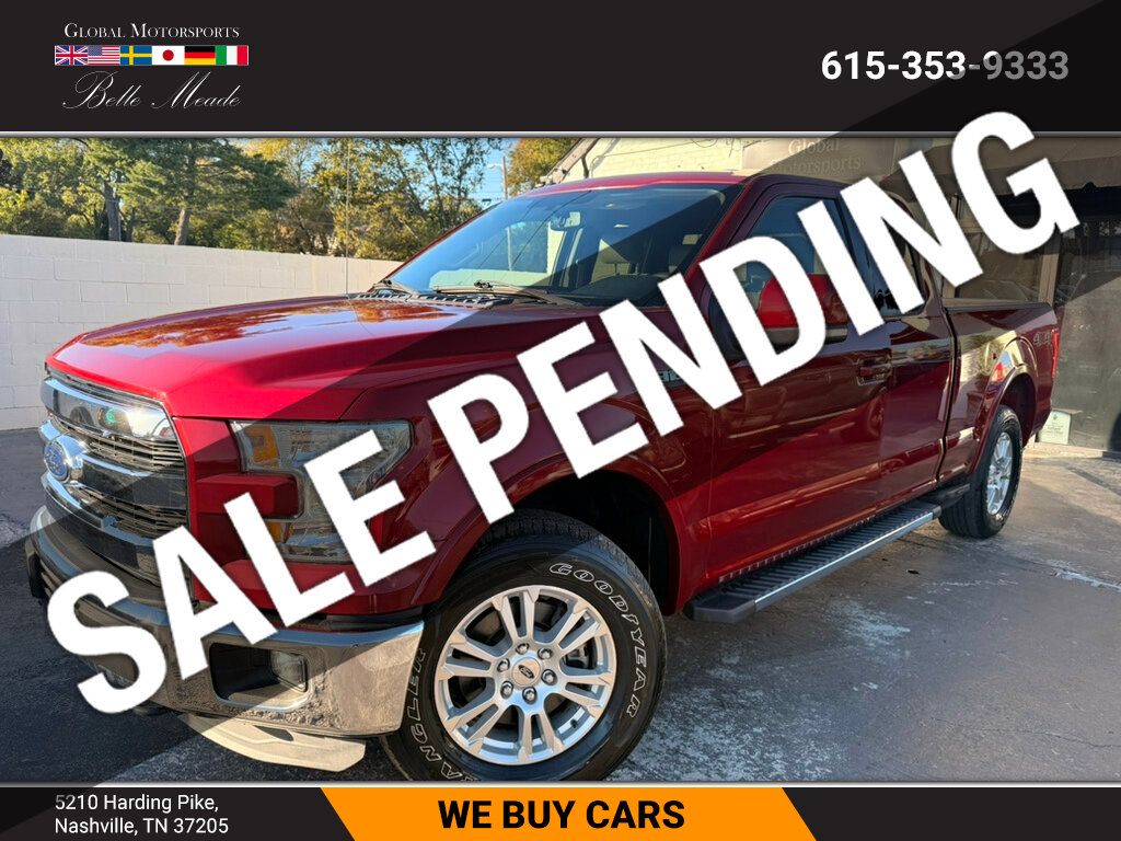 2015 Ford F-150 LocalTrade/Lariat/4WD/V8/Heated&CooledSeats/BackupCamera - 22935858 - 0