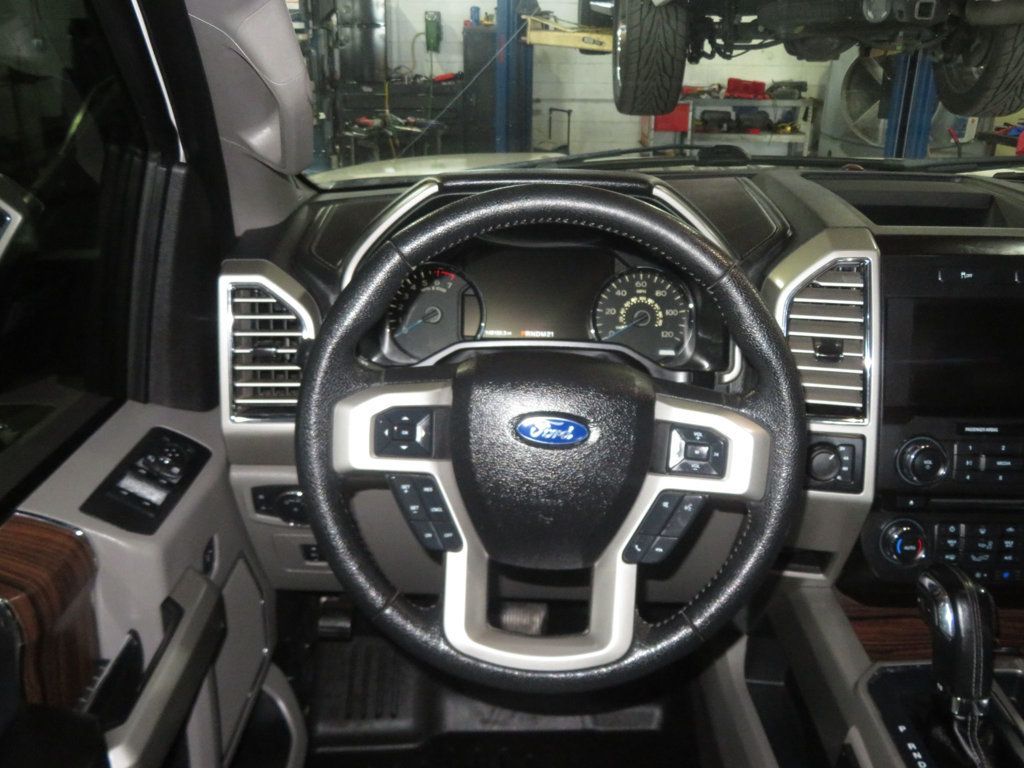 2015 Ford F-150 SUPERCREW LIFTED LARIAT F150 FX4 EXTRA CLEAN 4X4 LEATHER - 23018768 - 38