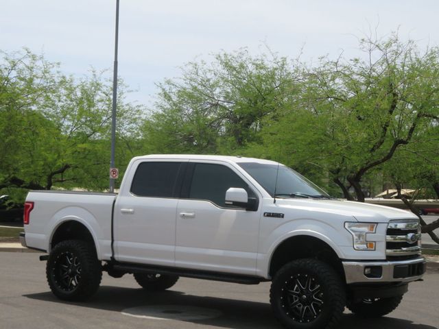 2015 Ford F-150 SUPERCREW LIFTED LARIAT F150 FX4 EXTRA CLEAN 4X4 LEATHER - 23018768 - 3