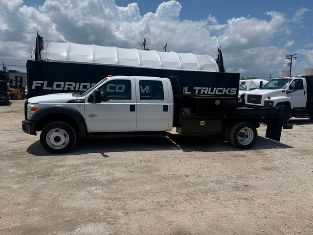 2015 Ford F-550 4X4 Crew Cab Gooseneck Flatbed  - 23046960 - 1