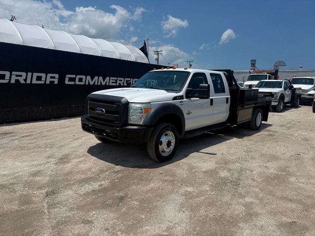 2015 Ford F-550 4X4 Crew Cab Goosneck Flatbed  - 23041595 - 0