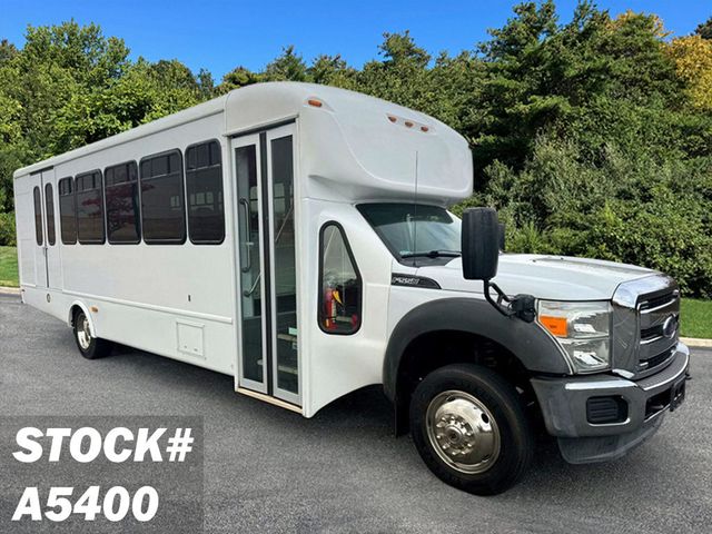 2015 Ford F-550 Cutaway 24 Pass Wheelchair Shuttle Bus For Tours Charters Activity & Church Transportation - 22920061 - 0
