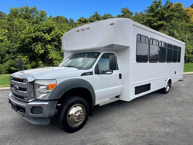 2015 Ford F-550 Cutaway 24 Pass Wheelchair Shuttle Bus For Tours Charters Activity & Church Transportation - 22920061 - 2