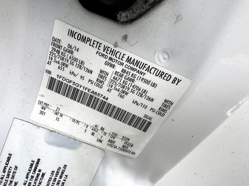 2015 Ford F-550 Cutaway 24 Pass Wheelchair Shuttle Bus For Tours Charters Activity & Church Transportation - 22920061 - 48