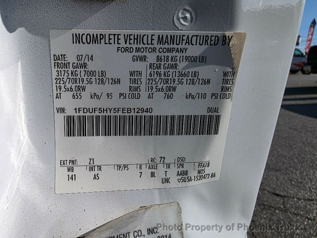 2015 Ford F-550 Super Duty XLT 4wd 2dr Regular Cab Chassis DRW - 21630044 - 20