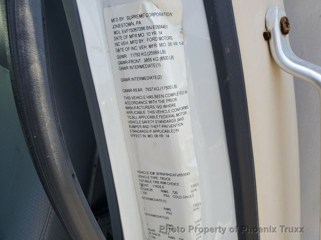 2015 FORD F-650 Super Duty XL 2dr Regular Cab Long Chassis DRW - 21805806 - 19