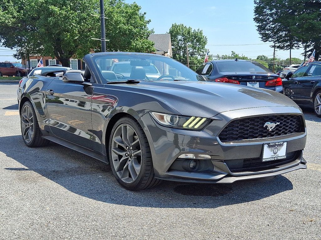 2015 Ford Mustang Convertible EcoBoost Premium photo 3