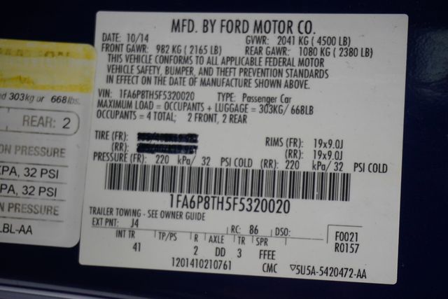 2015 Ford Mustang 2dr Fastback EcoBoost - 22996694 - 30