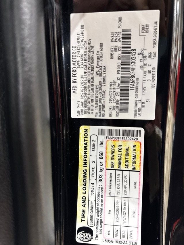 2015 Ford Mustang 2dr Fastback GT Premium - 23024647 - 32