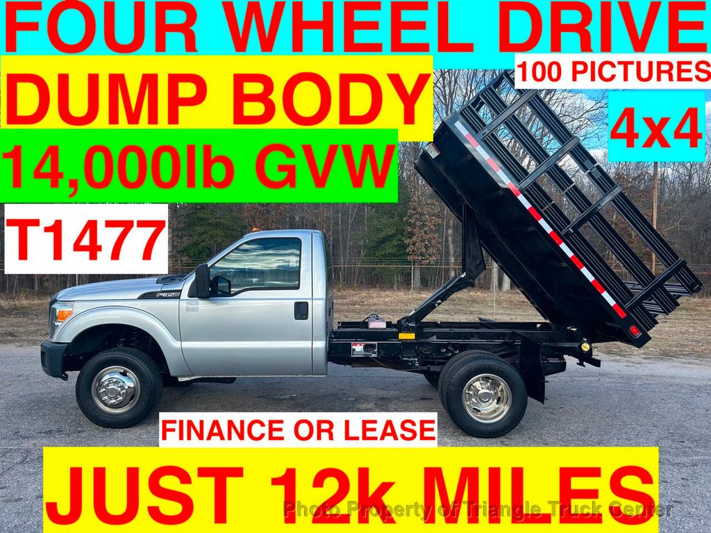 2015 Ford SUPER DUTY DUMP JUST 12k MI! 4x4 14,000 lb GVW! SUPER CLEAN UNIT! ONE NC OWNER! FINANCE OR LEASE! - 22252803 - 0