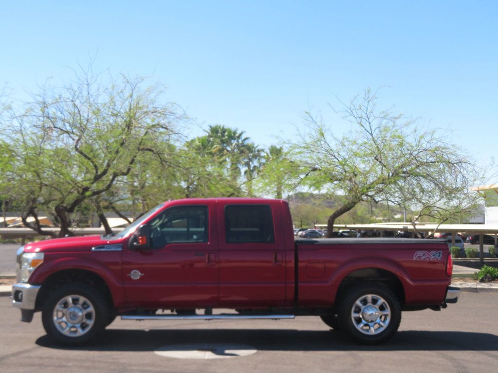 2015 Ford Super Duty F-250 SRW 4X4 CREWCAB LARIAT FX4 POWERSTROKE DIESEL EXTAR CLEAN 2OWNER A - 22997680 - 1