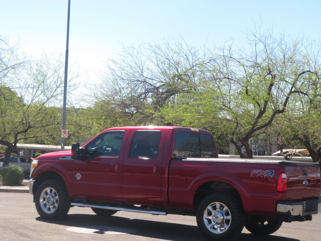 2015 Ford Super Duty F-250 SRW 4X4 CREWCAB LARIAT FX4 POWERSTROKE DIESEL EXTAR CLEAN 2OWNER A - 22997680 - 4